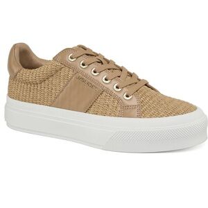 NEW J/Slides Women's Gatsby Tan Sneakers Raffia Sz 9.5